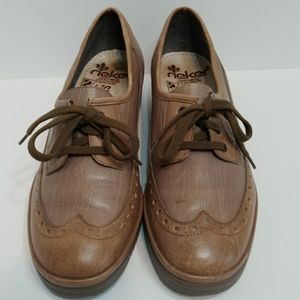 Rieker wingtip oxford shoes